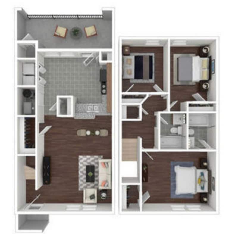 Floorplan - Greens of Hickory Trail
