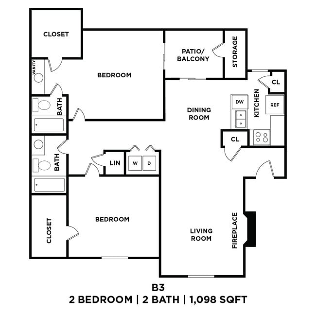 Floorplan - Morgan Apartments