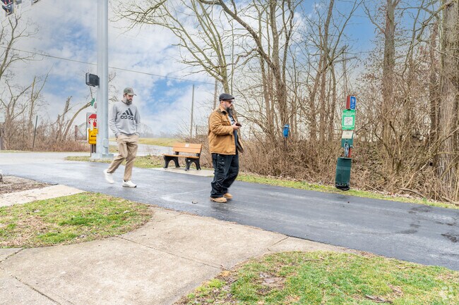 The Pennsy Trail in Greenfield explands 14.5 miles to Ellenberger Park in Indianapolis.