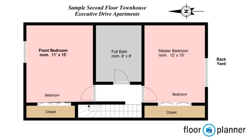 Second Floor plan - 9 Executive Dr
