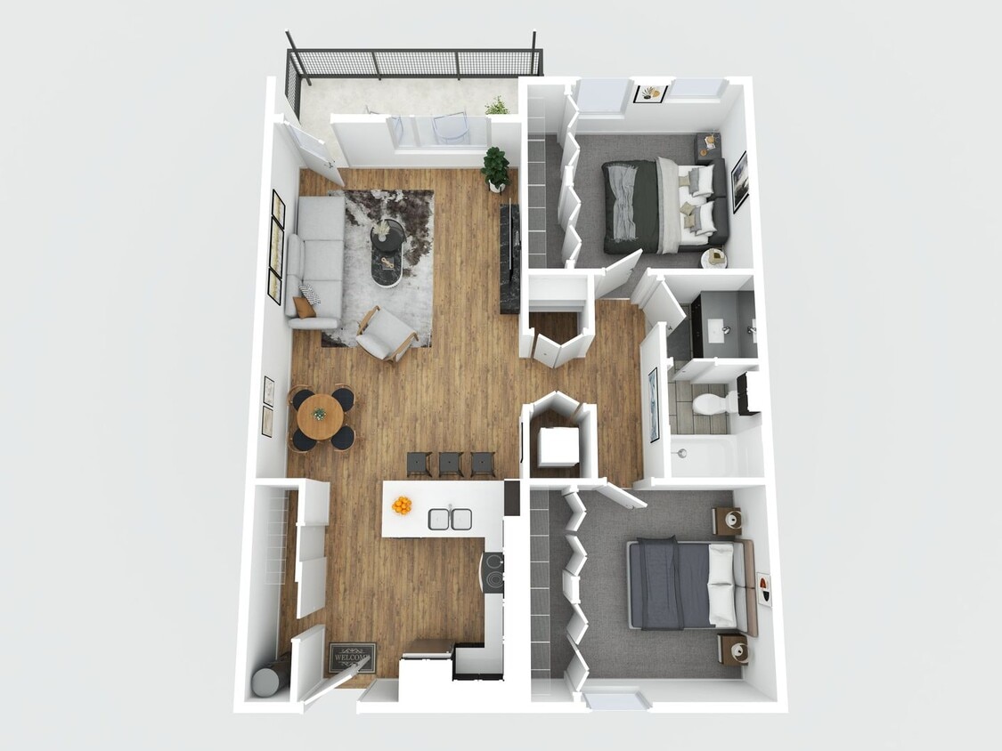 Primary Photo - Explorer Units-2 Bedroom 1 Bathroom *Rent ...