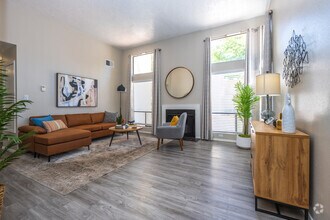 2BR, 2BA - 1,143SF - Living Room - Mesa Del Oso