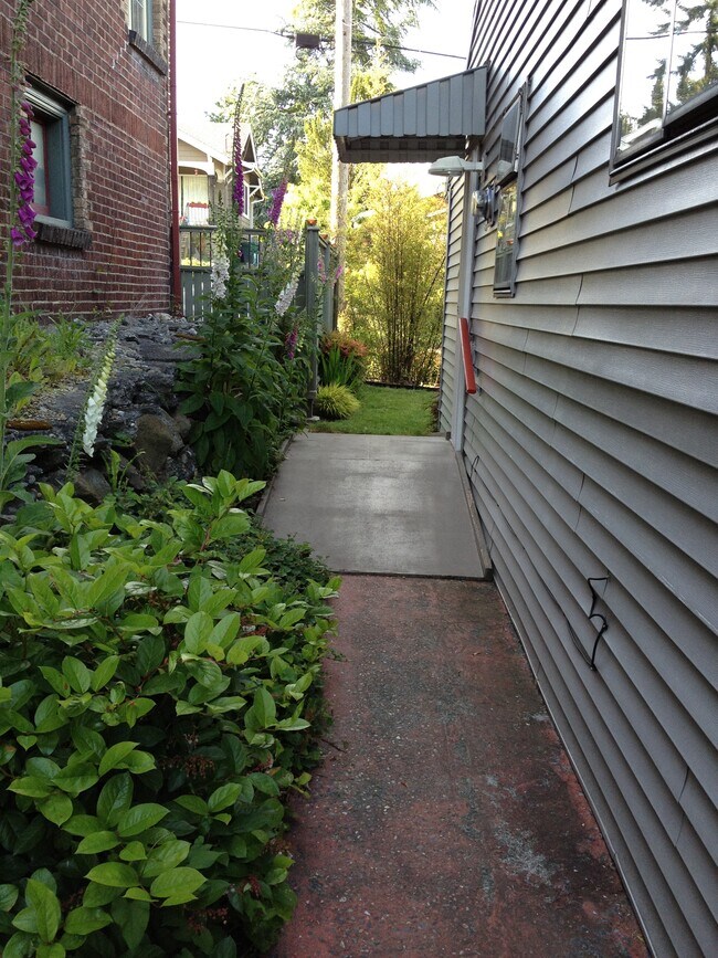 Side Entrance Spring Time - 927 N 80th St