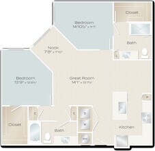 Storm Floor Plan - Yardley Flats Apartments