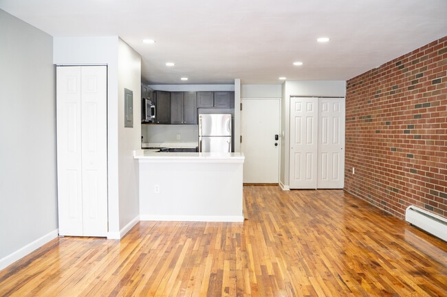 4-3B Living room/ Kitchen - Kenmore Apartments