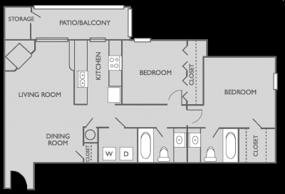 2BR/2BA - Stone Creek Apartments