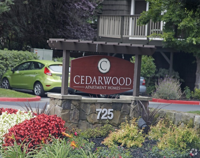 Property Entrance - Cedarwood Apartments