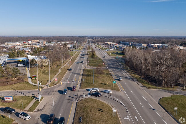The Northeast Grand Rapids neighborhood is connected to major roads.