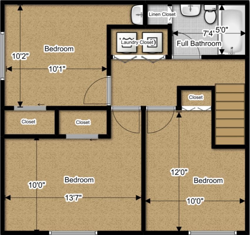 Huntington Hills Apartments – 3 bedroom