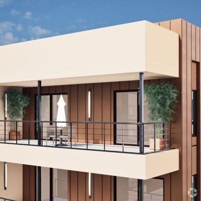 2 Bedroom Type B: Patio 2 - 245 North Arlington
