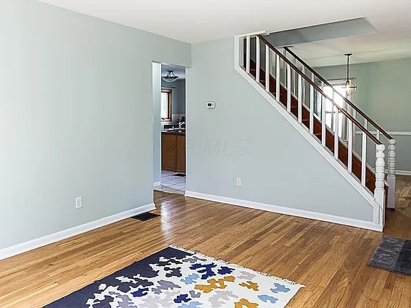 Living room and stairs - 224 Colonial Ave