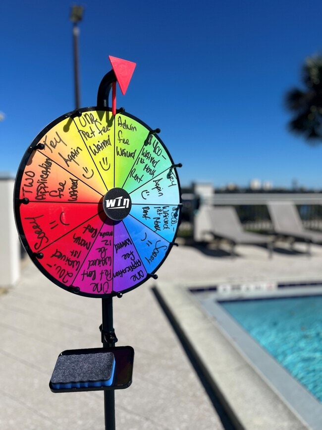 Spin to WIN! December Move-In Special - Sailpoint Bay Apartments