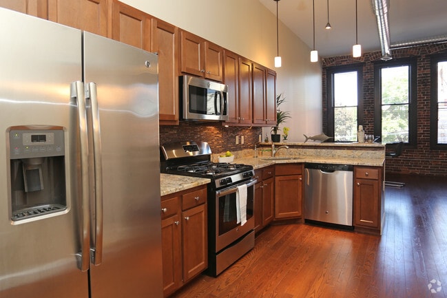 Kitchen - Bosche Lofts and 910 Main street.