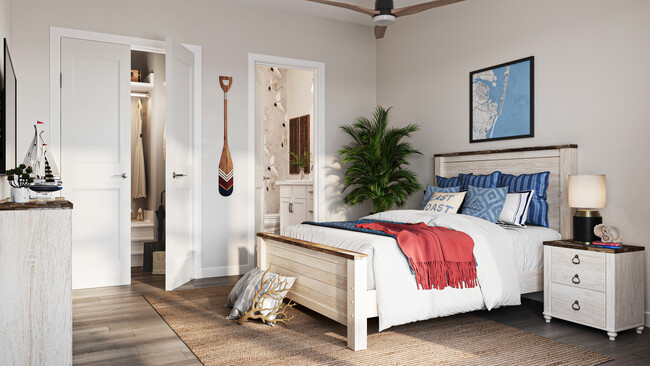 Primary Bedroom | Seaside Village - Seaside Village Apartments
