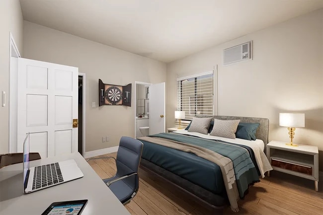Virtually staged Bedroom 1 - Student Housing Near USC Univ Southern Calif