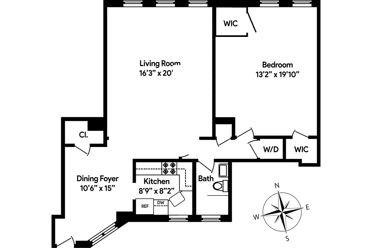 180 W 58th St Unit 12F, New York, NY 10019 Room for Rent in New York