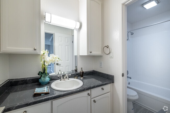 1BR, 1 BA - 726SF - Bathroom - Bel Tempo Apartments