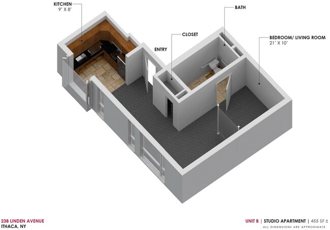 Estudio Unidad B 238 - 238 Linden