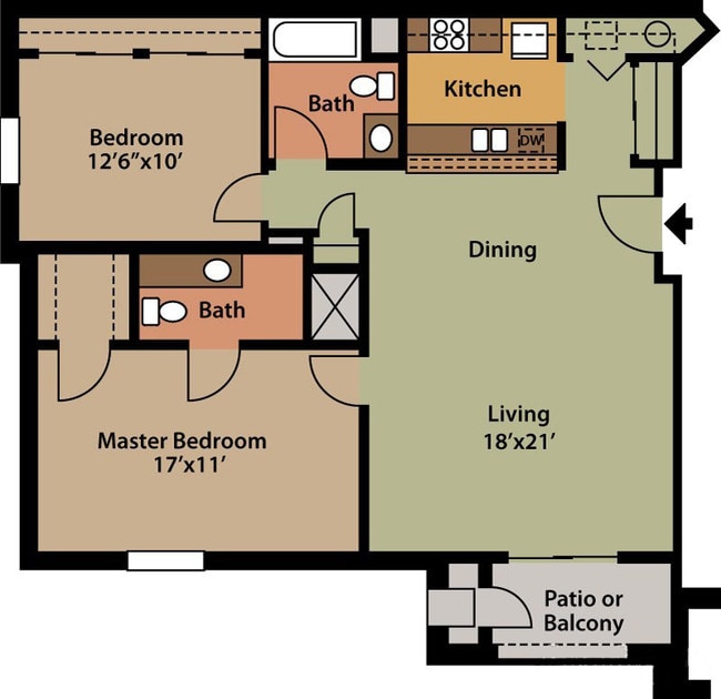 Floor Plan "A" - Willow Brook Greens
