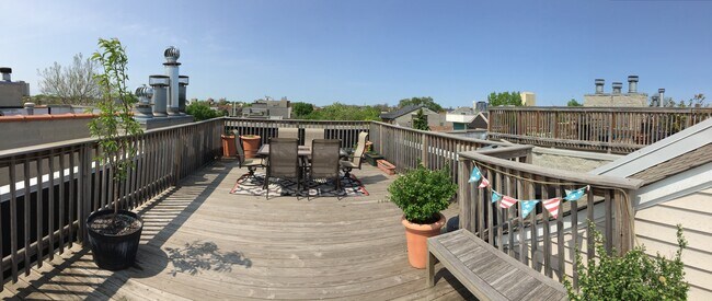 North side of deck - 1835 W Iowa St
