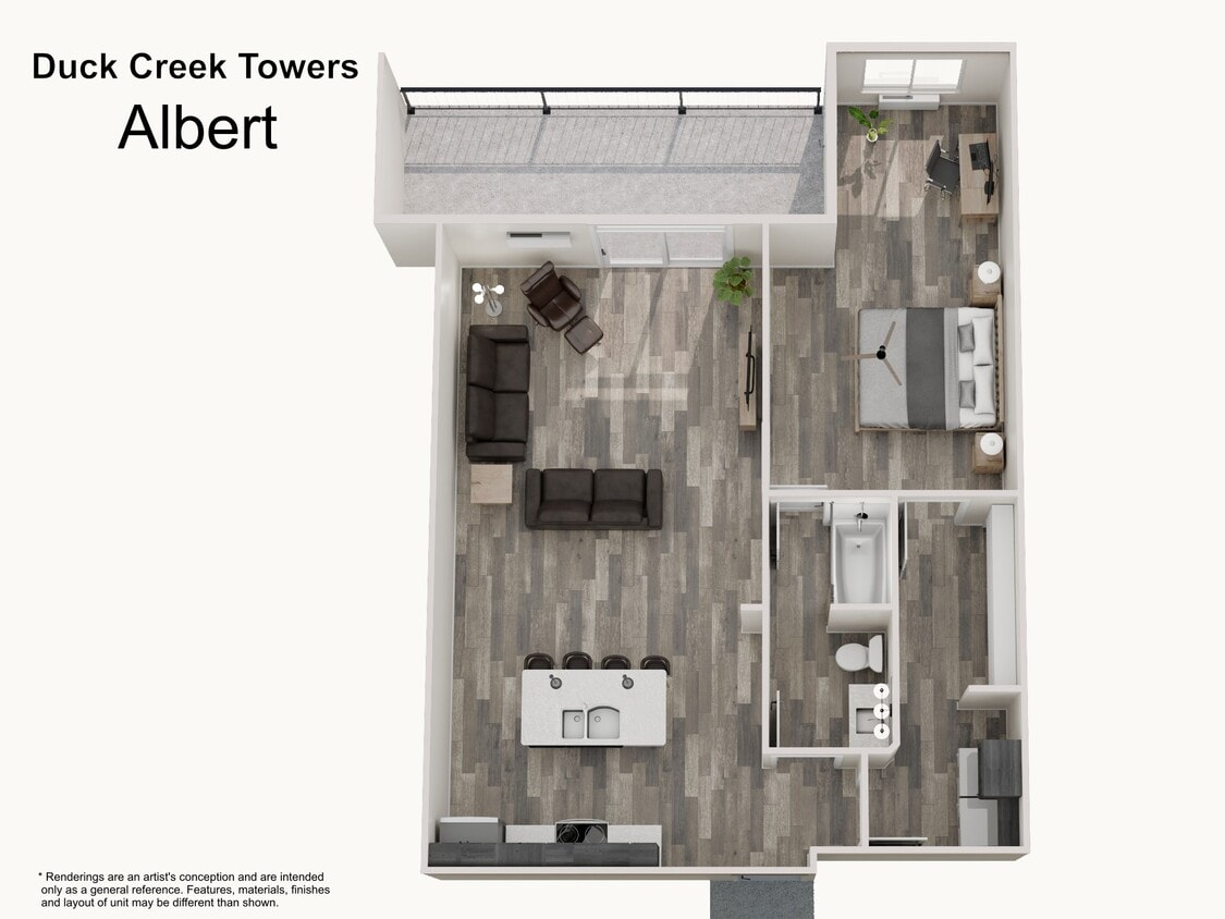 Plano de planta - Casa II Apartments