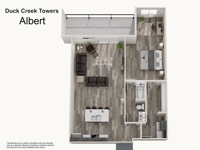 Plano de planta - Casa II Apartments