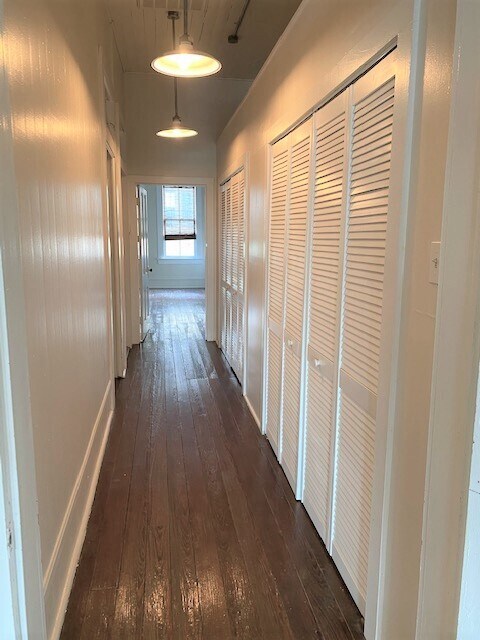 Hallway w/ large closets - 2215 Post Office St
