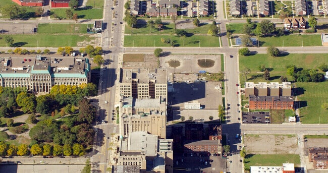 Aerial Photo - Temple Detroit