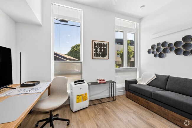 Studio - 278SF - Living Room - Brookland