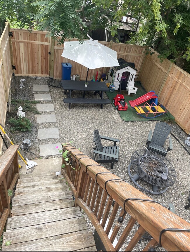 FENCED PATIO AND YARD - 177 Eagle St