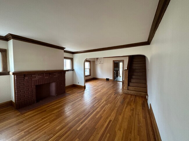 Living Room + Front Entrance - 3405 West Blvd