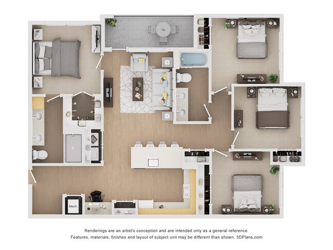 Floorplan - Blue Ridge Apartments