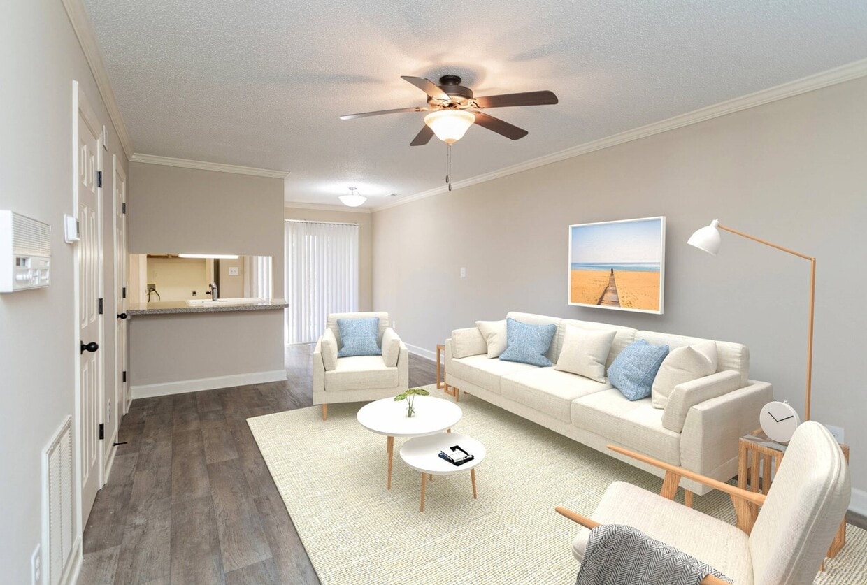 Living Room - Kerner Mill Townhomes