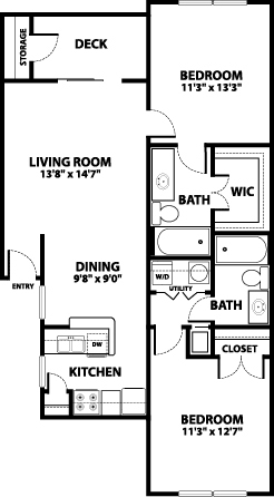 Plano de planta - Mission Oaks