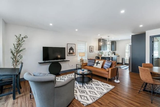 Living Room - Elevate Townhomes