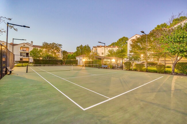 Practice your game on our tennis court - Mission Pointe by Windsor