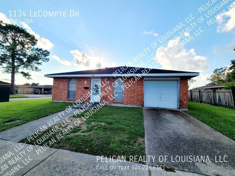 1134 Le Compte Dr, Westwego, LA 70094 House Rental in Westwego, LA