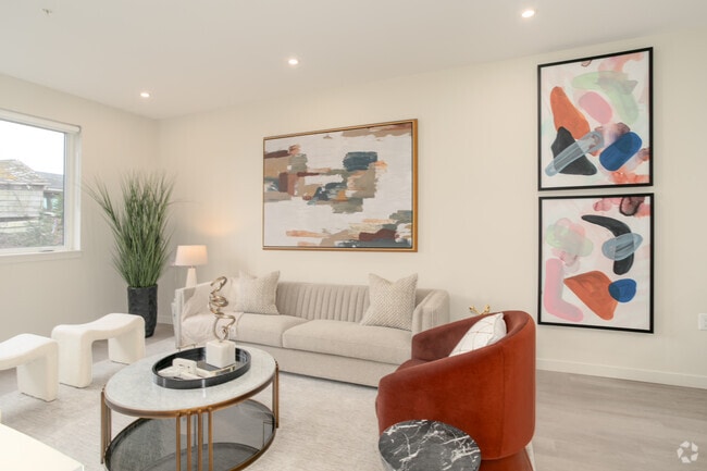 1BR, 1BA - 559SF - Living Room - Aspire