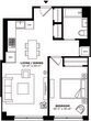 1 Bedroom, 1 Bath- hsr-1x1c