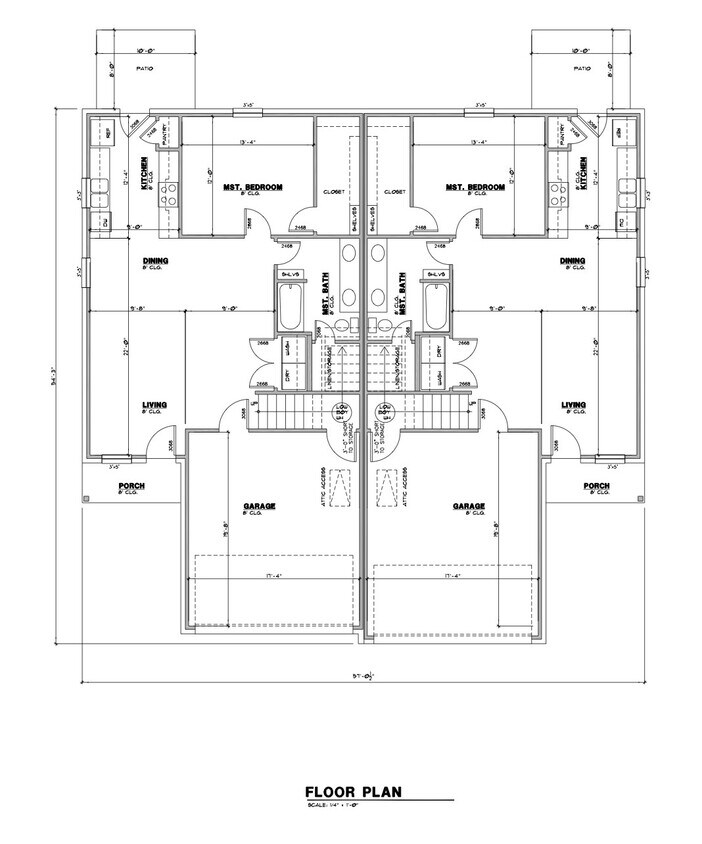 Downstairs floorplan - 3114 Weave Court