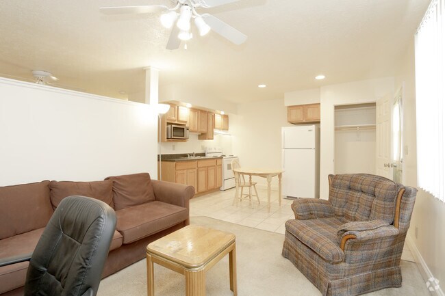 1 habitación - Sala de estar - Harms Apartments