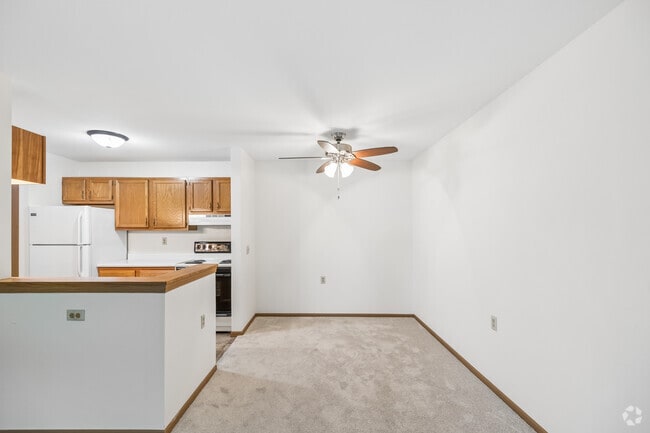 2BR, 1BA - 1,000SF - Dining Room - Westbriar Senior Apartments