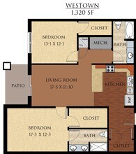 Westown Floorplan - Sierra Pointe Apartments