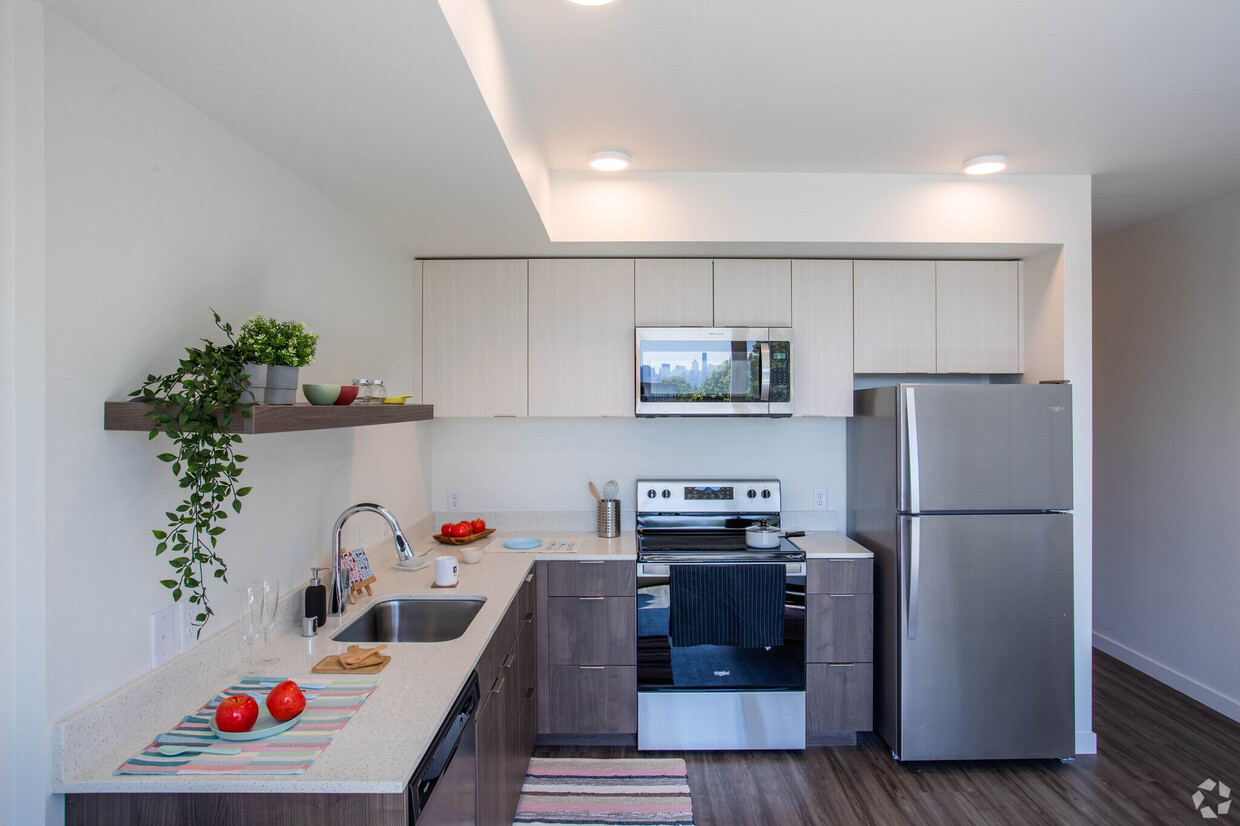 One-bedroom Kitchen - Ori Stone Way Apartments