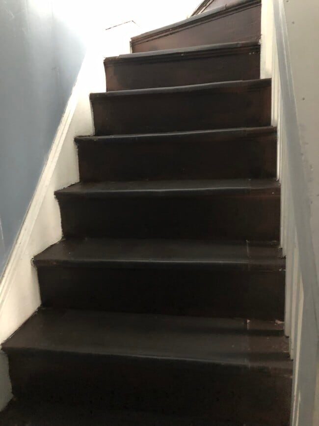 Strairs to the apartment - 81 Bellevue Ave