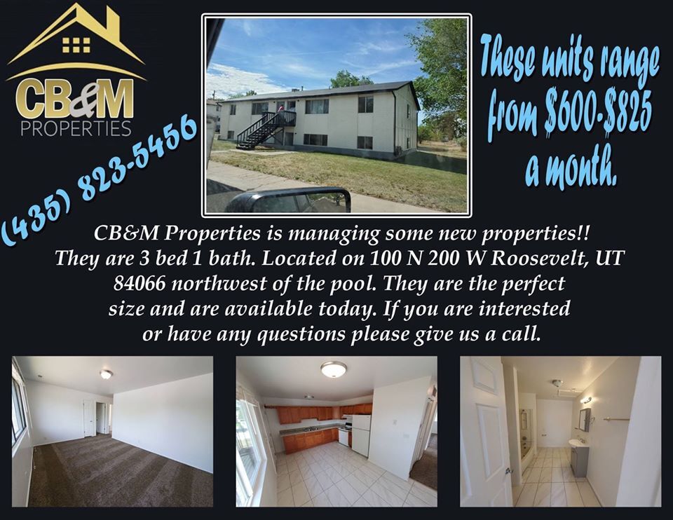 192 W 100 N Unit B1, Roosevelt, UT 84066 Condo for Rent in Roosevelt