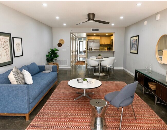 Living Room/Work Space - 125 N Raymond Ave