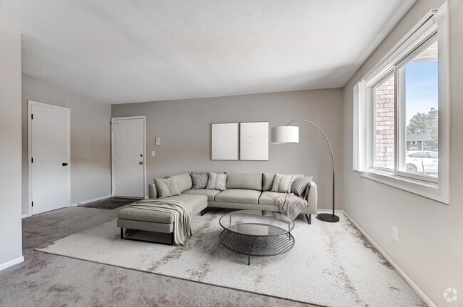 2 BED | 1.5 BATH - Reno Living Room - Northcrest Garden Apartments
