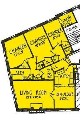 19 Garden stacked units ending in 3s - 19 Garden St