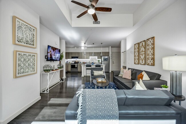 Model-Living Room - Aspire Tucson: Off-Campus Student Housing Apartments